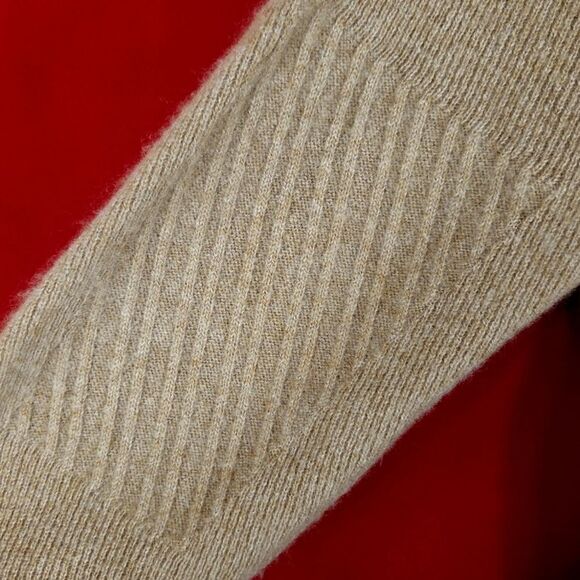 BILLY REID Cashmere Turtleneck Sweater Tan Camel ‎ Womens Size Small - Picture 5 of 7